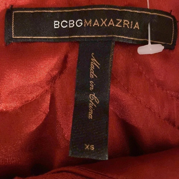 BCBGMAXAZRIA gorgeous silk dress size XS NWOT - Picture 6 of 7
